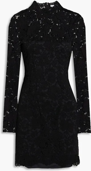 Corded lace mini dress