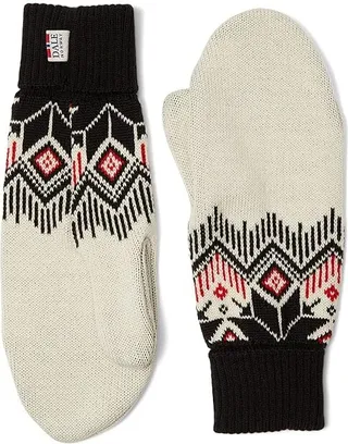 Dale of Norway Vilja Mitten (Off-White Black Raspberry) Extreme Cold Weather Gloves