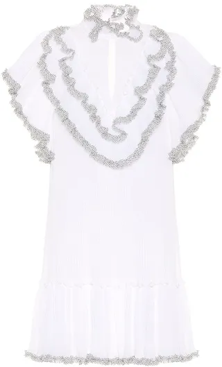 Ruffled minidress