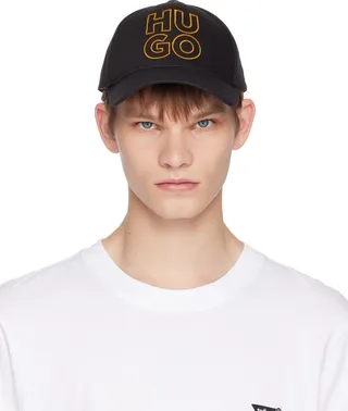 Hugo Black Logo Cap