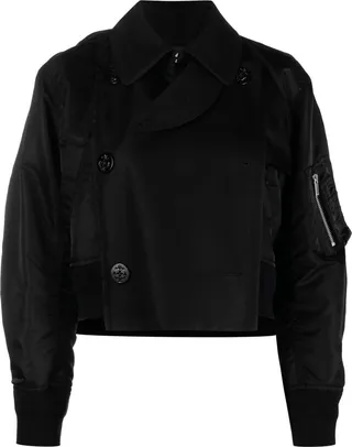 Panelled Bomber Jacket