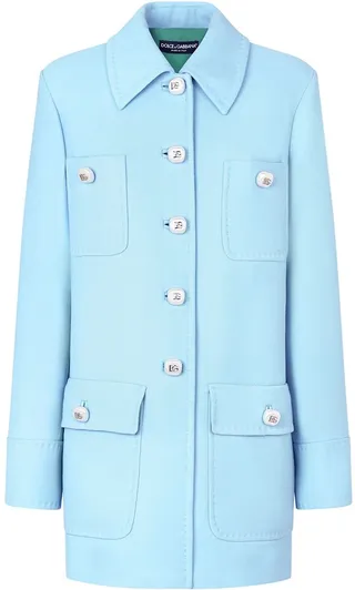 Single-Breasted Mid-Length Coat