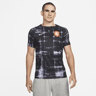 Netherlands Nike Men's Dri-FIT Pre-Match Soccer Top in Black