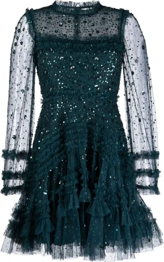 Maybelle sequin-embellished minidress