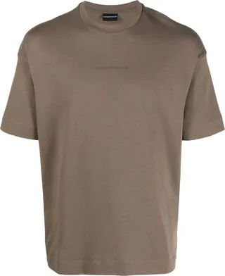 logo-print cotton T-shirt