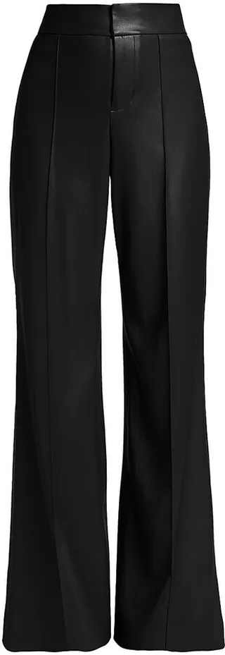 Dylan Wide-Leg Vegan Leather Pants