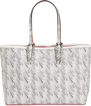 Small Cabata Toile Monogram Tote