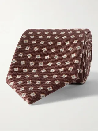 Printed Silk Tie