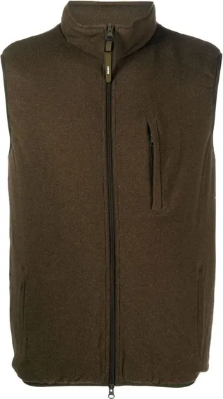 Zip-Up Knitted Gilet