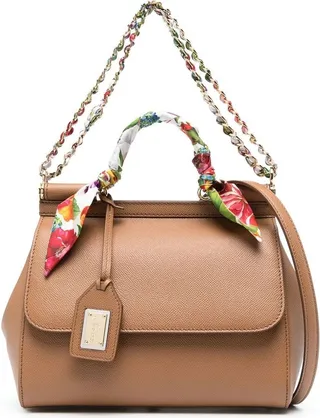 small Sicily leather tote bag