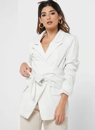 Tie Detail Blazer