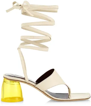 Adora Lace-Up Thong Sandals