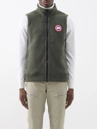 Mersey Recycled Wool-blend Fleece Gilet