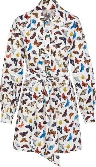 Meghan Fabulous - The Butterfly Shirt Dress - Ivory