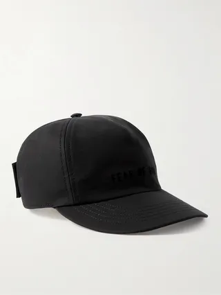 Eternal Logo-Flocked Cotton Baseball Cap