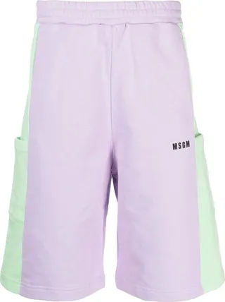 Two-Tone Track Shorts