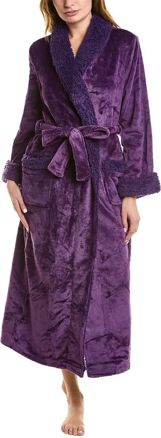 Natori Frosted Sherpa Robe