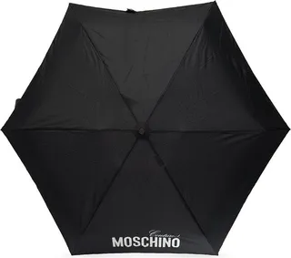 Moschino Glittered Logo Printed Umbrella