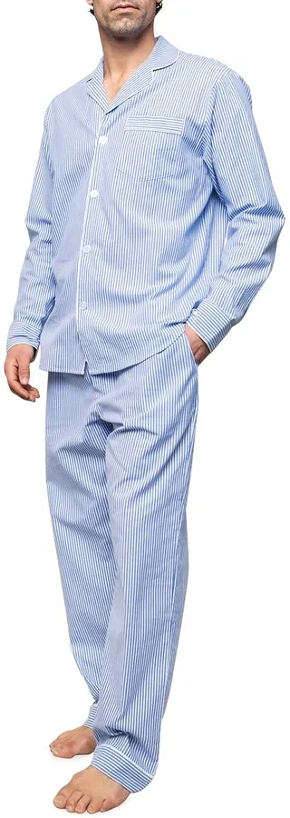Men's Stripe Seersucker Pajama Set