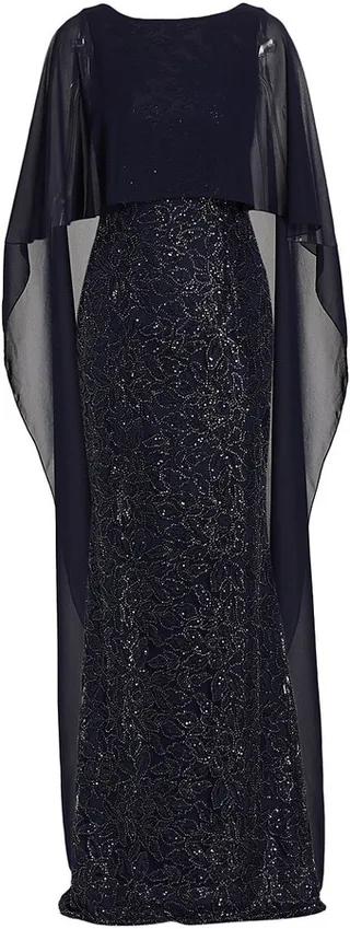 Capelet Gown