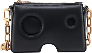 Off-White Burrow Zipped Chained Shoulder Bag