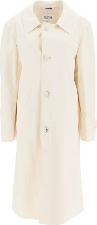 Long Cotton Trench Coat