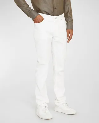Men's Straight-Leg Stretch Denim Jeans