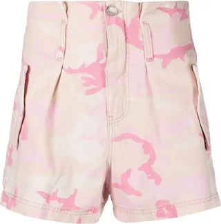 High-Waisted Denim Shorts