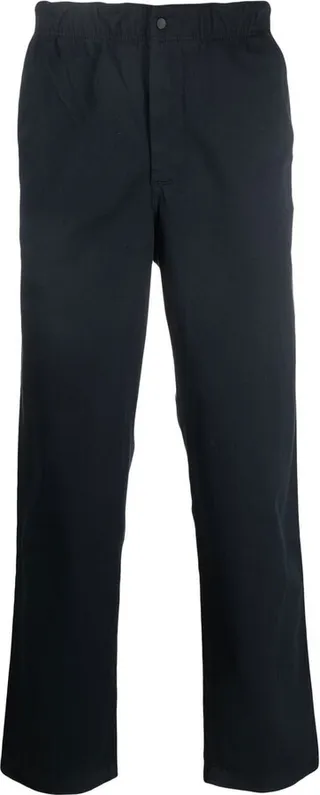 Mid-Rise Straight-Leg Trousers