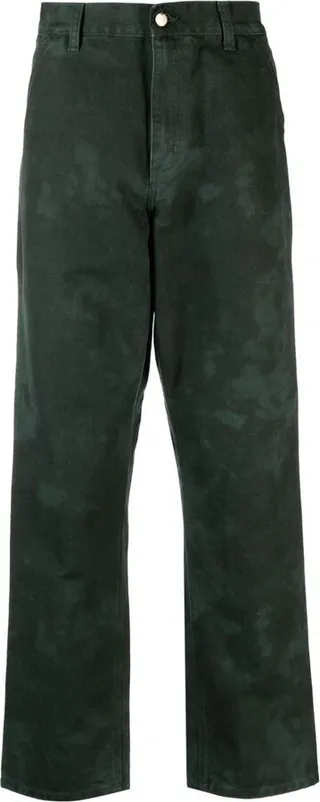 Single Knee Chromo Straight Trousers