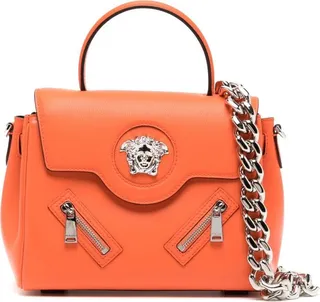 La Medusa small leather tote bag
