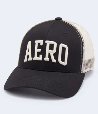 Aeropostale Men's Collegiate Adjustable Trucker Hat