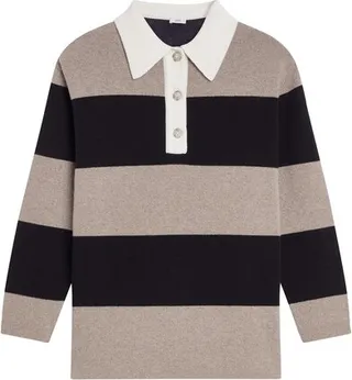 Striped Polo Knit