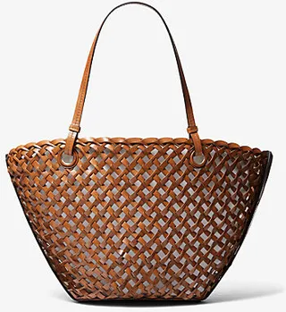 Isabella Medium Hand-Woven Leather Tote Bag