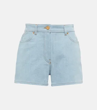 Denim shorts