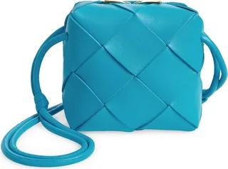 Mini Intrecciato Leather Crossbody Bag