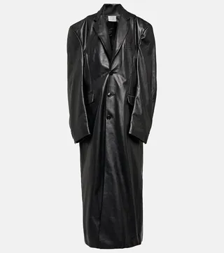 Leather coat
