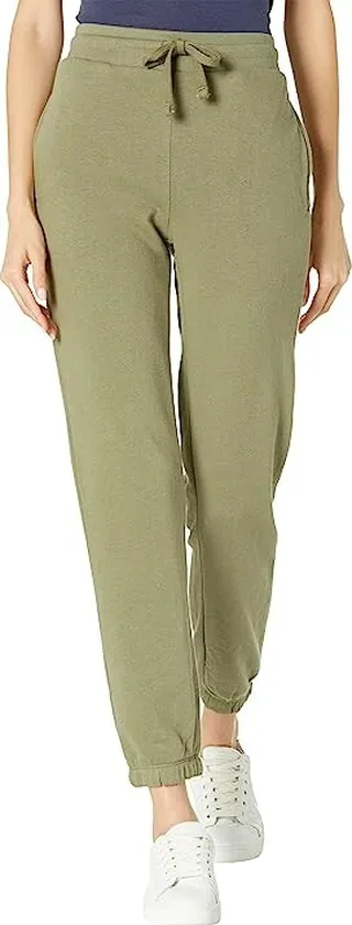 Alternative Washed Terry Classic Sweatpants (Military) Women's Casual Pants