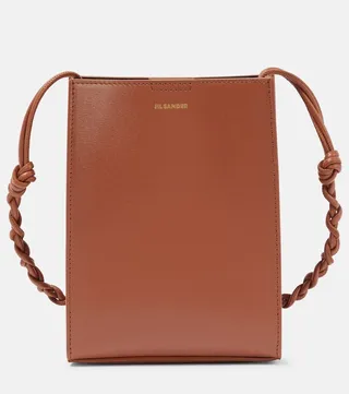 Small leather shoulder bag