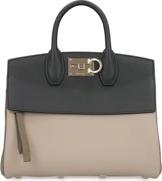Salvatore Ferragamo The Studio Colourblock Tote Bag