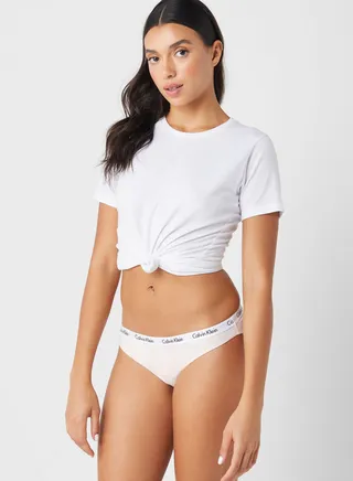 Logo Band Bikini Bottom