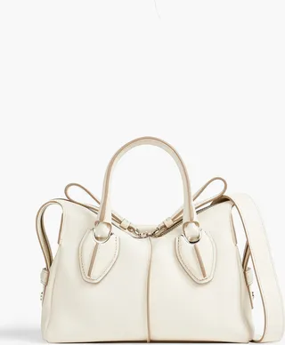 Bauletto leather shoulder bag