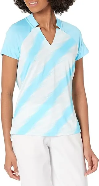 adidas Golf Heat.Rdy Polo (White) Women's Clothing