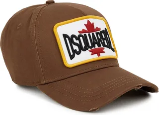 Dsquared2 Maple Leaf Embroidered Twill Cap