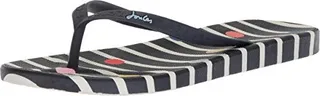 Joules Women's Flipflop Flip-Flop navy fun spot 5 Medium US