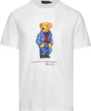 Polo Ralph Lauren Bear Printed Crewneck T-Shirt