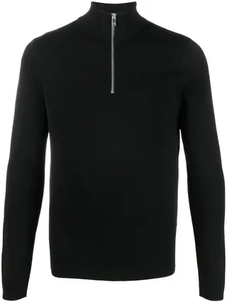 Half-Zip Wool Jumper