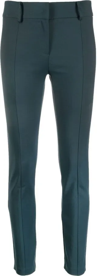 Slim-Cut Cropped Trousers