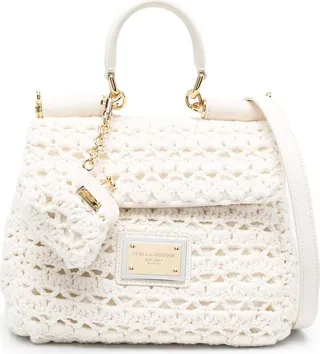 Sicily crochet tote bag