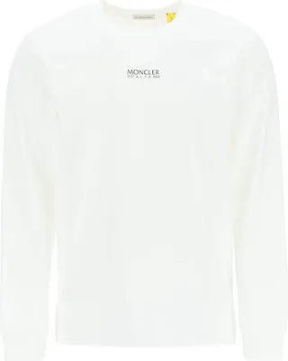 Moncler X 1017 ALYX 9SM Logo Printed Long Sleeved T-Shirt
